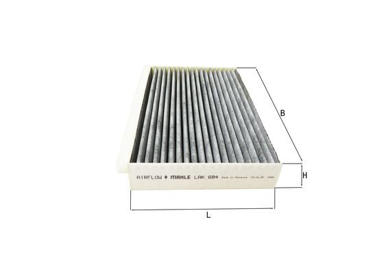 KNECHT Kabineluftfilter lak684 for RENAULT