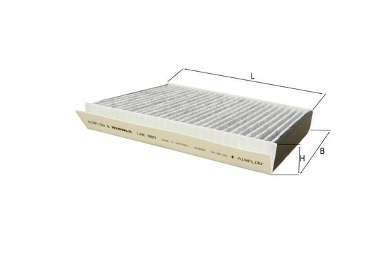 MAHLE Kabineluftfilter lak889 for JEEP