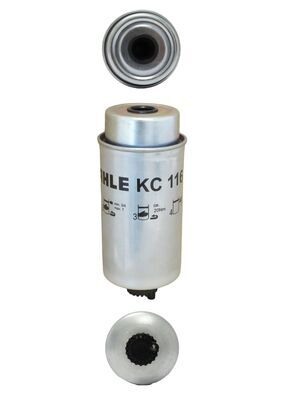 MAHLE Brændstof-filter kc116 Påskruet 198mm for FORD FORD USA
