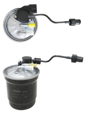 KNECHT Brændstof-filter KL 1188 med filtervarme diameter_mm_200|Diameter [mm]|98 height_mm_209|Højde [mm]|162 inlet__mm_916|Indgangs-Ø [mm]|10 outlet_