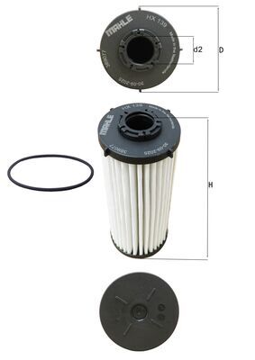 MAHLE Hydraulikfilter, automatisk gearkasse hx139d for CUPRA VW