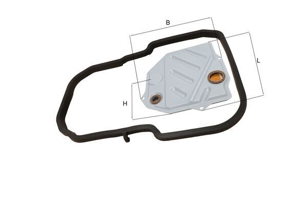 KNECHT Hydraulikfilter, automatisk gearkasse HX 46D1 for MERCEDES-BENZ