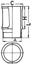 KOLBENSCHMIDT Cylinderforing 89301110
