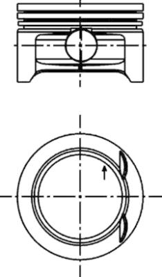 KOLBENSCHMIDT Stempel 40382600 for OPEL