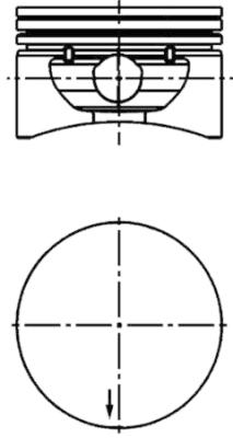KOLBENSCHMIDT Stempel 40380600 for OPEL