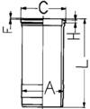 KOLBENSCHMIDT 89385110 128mm