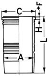 KOLBENSCHMIDT 89092110 144,5mm for MAN