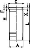 KOLBENSCHMIDT 89924110 146mm for DAF