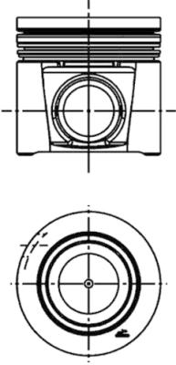 KOLBENSCHMIDT Stempel 40286600 for FIAT IVECO MONDIAL CITROËN
