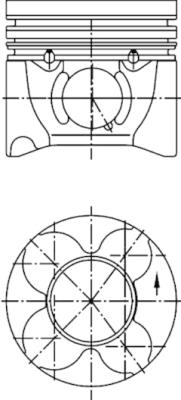 KOLBENSCHMIDT Stempel 40406610