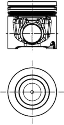 KOLBENSCHMIDT Stempel 41106600 for IVECO FIAT MITSUBISHI