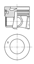 KOLBENSCHMIDT Stempel 41708600 for VW