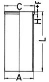 KOLBENSCHMIDT 89451110 1431mm for RENAULT