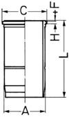 KOLBENSCHMIDT 89593110 144mm for VOLVO