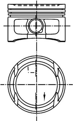 KOLBENSCHMIDT Stempel 99562600 for VW