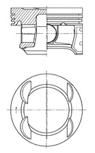 KOLBENSCHMIDT Stempel 41007620 for OPEL