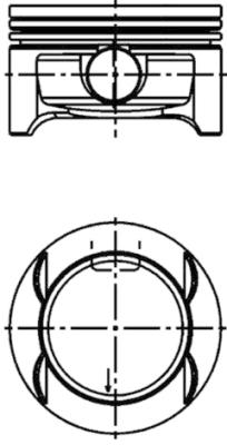 KOLBENSCHMIDT Stempel 40384600 for OPEL