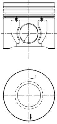 KOLBENSCHMIDT Stempel 40171600 for FORD