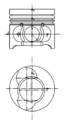 KOLBENSCHMIDT Stempel 40190600 for RENAULT