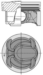 KOLBENSCHMIDT Stempel 40315600 for FORD