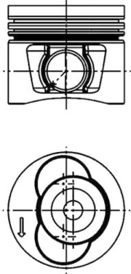 KOLBENSCHMIDT Stempel 40715600 for VW