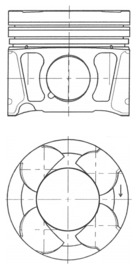 KOLBENSCHMIDT Stempel 41070620 for FIAT