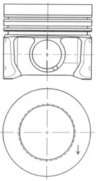 KOLBENSCHMIDT Stempel 41095600 for VW