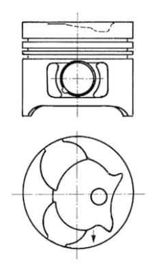 KOLBENSCHMIDT Stempel 91372620