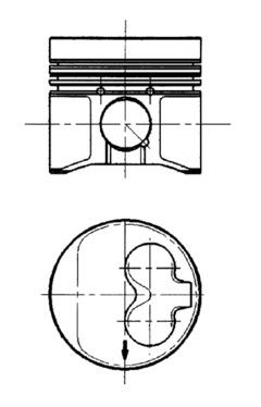 KOLBENSCHMIDT Stempel 91429630