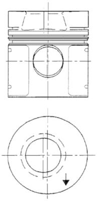 KOLBENSCHMIDT Stempel 93951600 for MERCEDES-BENZ