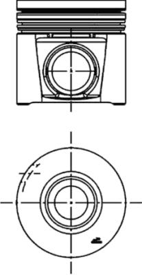 KOLBENSCHMIDT Stempel 40285600 for FIAT MONDIAL