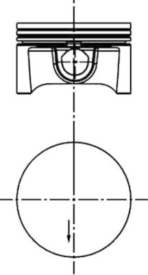 KOLBENSCHMIDT Stempel 40388600 for OPEL