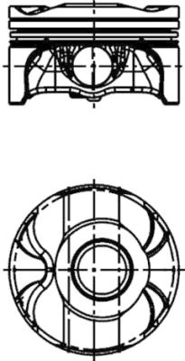 KOLBENSCHMIDT Stempel 40420600 for BMW