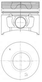 KOLBENSCHMIDT 40773600 for VOLVO