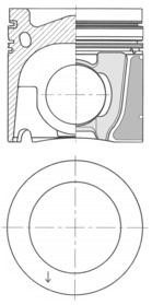 KOLBENSCHMIDT 41088600 for VOLVO