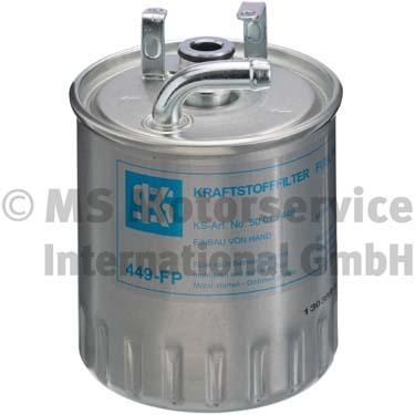 KOLBENSCHMIDT Brændstof-filter 50013449 Lednings 127mm for MERCEDES-BENZ