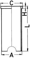 KOLBENSCHMIDT Cylinderforing 88530190 for MERCEDES-BENZ