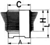 KOLBENSCHMIDT Cylinderforing 88669110 for VW