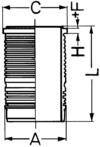 KOLBENSCHMIDT Cylinderforing 89500110
