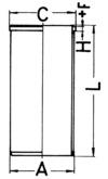 KOLBENSCHMIDT 89909110 113mm for VOLVO RENAULT TRUCKS