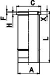KOLBENSCHMIDT 89599110 128mm