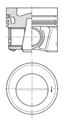 KOLBENSCHMIDT Stempel 41270600 for VW