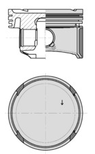 KOLBENSCHMIDT Stempel 40795600 for VW