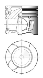 KOLBENSCHMIDT Stempel 41251610