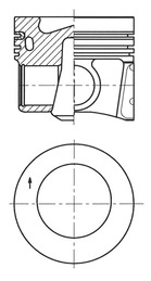 KOLBENSCHMIDT Stempel 41271600