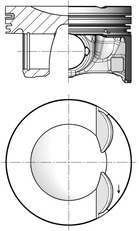 KOLBENSCHMIDT Stempel 41533600 for VW CUPRA