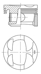 KOLBENSCHMIDT Stempel 41705610