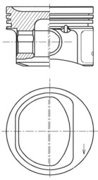 KOLBENSCHMIDT Stempel 41754600 for FIAT