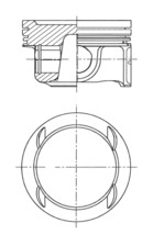 KOLBENSCHMIDT Stempel 41784600 for OPEL
