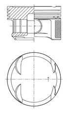 KOLBENSCHMIDT Stempel 41766620
